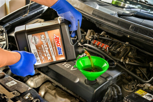 Amsoil synthetic engine oil refill
