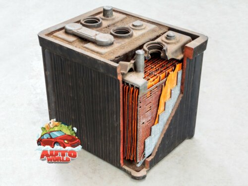 old car battery