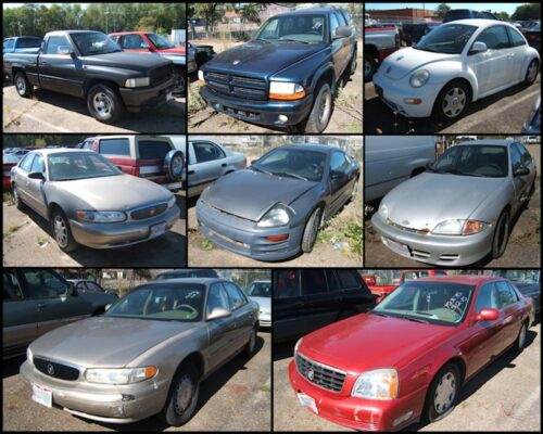 salvage parts cars