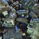 used car parts at an auto salvage yard